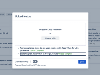 AssertThat adding and linking new scenarios