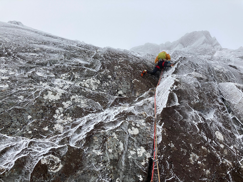 Tim Miller, Metamorphosis, Central trident buttress, Ben Nevis