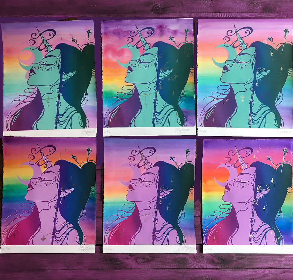 Group of "High Priestess"