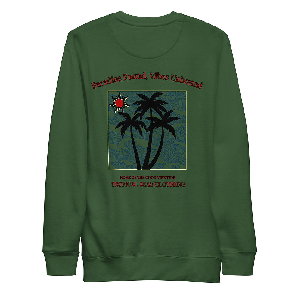 Thumbnail: Premium Sunset Palms Sweatshirt