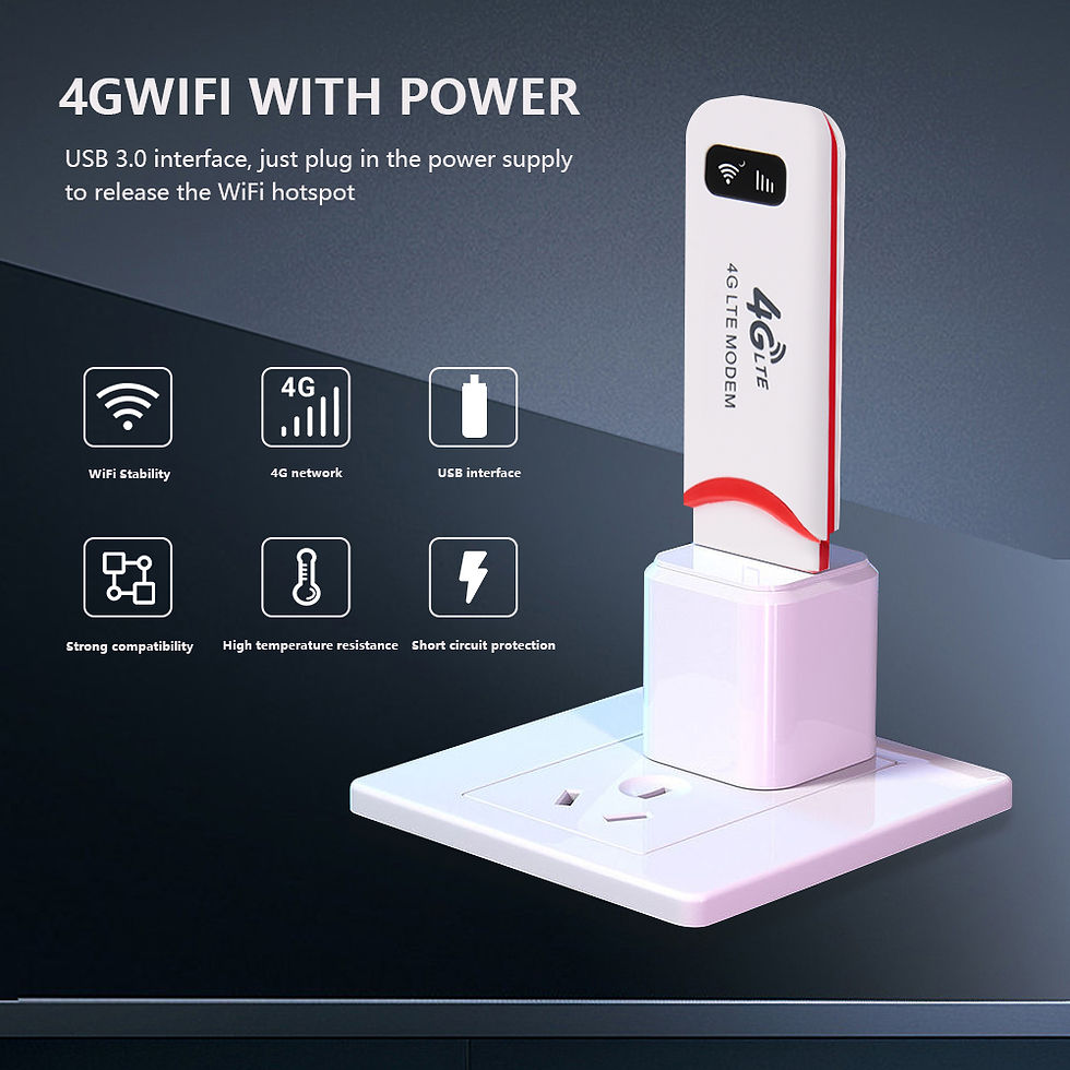 Thumbnail: Portable 4G USB Mobile Plug-In WiFi Card