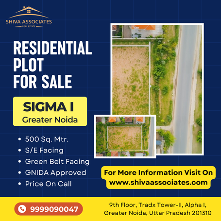 Sigma 1, Greater Noida: Your Ideal Destination for Home & Investment – Discover with Shiva Associates | Property Dealer In Sigma 1, Greater Noida.