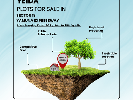 YEIDA Plots for Sale in Sector 18, Yamuna Expressway — Explore registered and authority-approved plots ranging from 60 to 300 sq. mtr. with competitive prices and a prime location near Greater Noida. Contact Shiva Associates for the best deals!