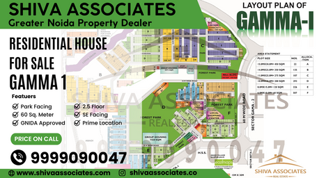 Residential House for Sale in Gamma 1, Greater Noida.     Shiva Associates | Greater Noida Property Dealer 