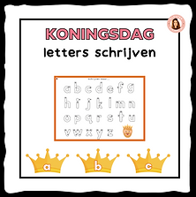 letters schrijven koningsdag