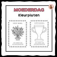 Kleurplaten moederdag