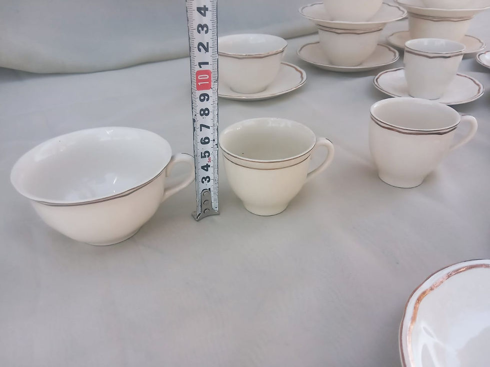 Miniatura: Juego De Té + Juego De Café Porcelana Inglesa Alfred Meakin