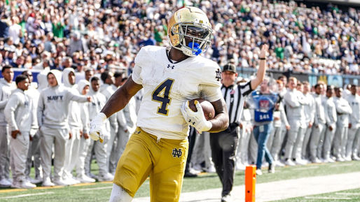 Jeremiyah Love Touchdown vs Navy