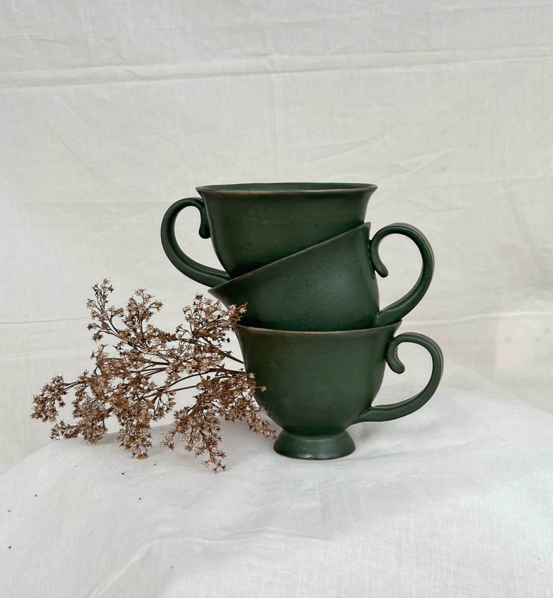 Jade Vintage Cups
