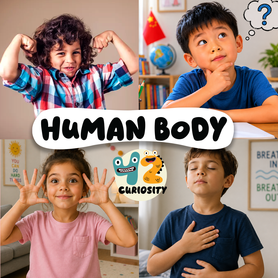 Thumbnail: Kids Anatomy and Five Senses Chart 24X36 Laminated Poster