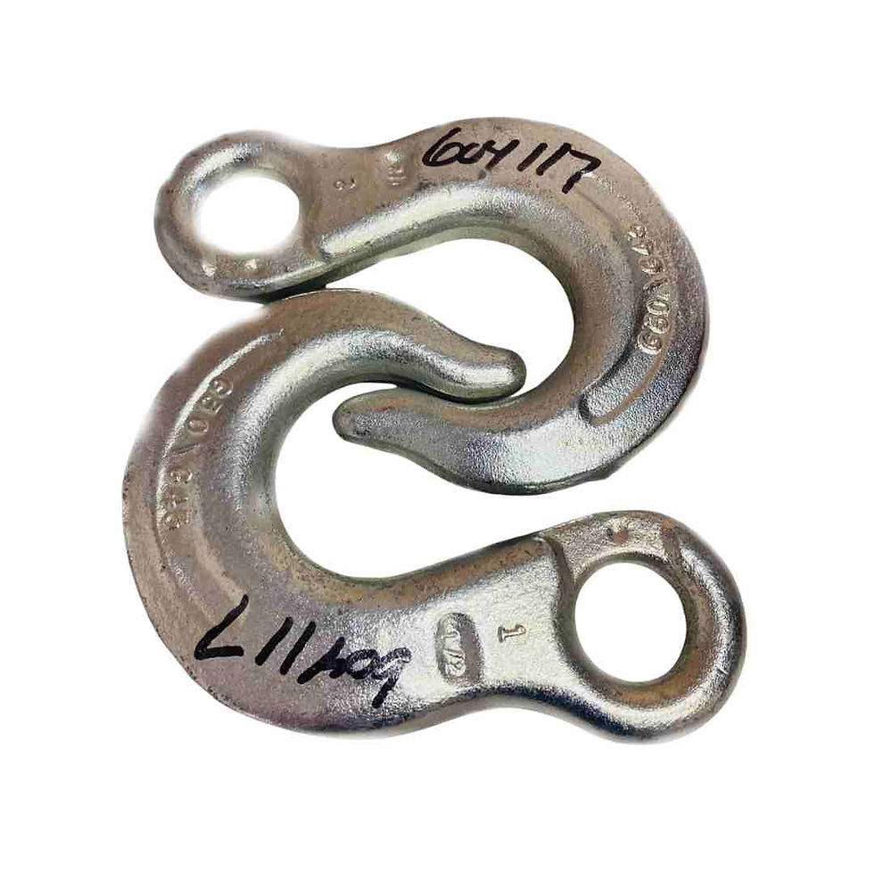 Walco Part 604117,  Chain Size 1/2"  Eye Slip Hook, Carbon Steel, Working Load Limit of 6500lbs