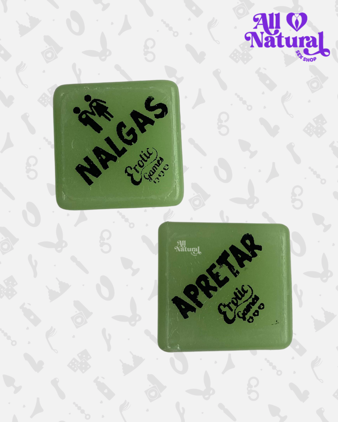 DADOS ERÓTICOS LUMINOSOS NEÓN X2 PENITENCIAS HETEROSEXUALES