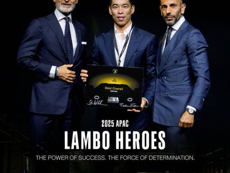 อีกหนึ่งความภาคภูมิใจแห่งปี เรนาสโซ มอเตอร์ คว้ารางวัล LAMBO HEROES 2025 ลำดับที่ 3 ของภูมิภาค Asia Pacific  ในสาขา Best Overall และ Sales จาก Automobili Lamborghini S.p.A.