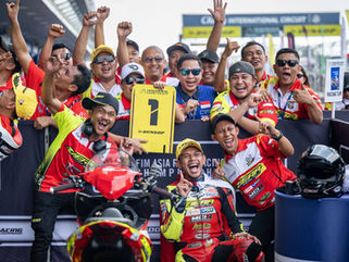 ธงไทยกระหึ่มเอเชีย! 5 นักบิดผงาดกวาดโพเดียม ซิว 2 แชมป์ ศึก Asia Road Racing สนาม 2