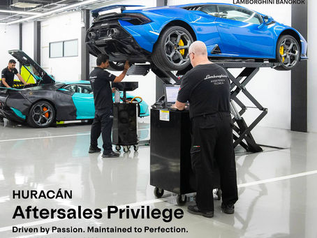 เรนาสโซ มอเตอร์ ฉลองครบรอบ 8 ปีแห่งความประทับใจ นับตั้งแต่วันแรกที่ส่งมอบ Lamborghini Huracan คันแรกอย่างเป็นทางการ พร้อมส่งท้ายปลายปีด้วยแคมเปญสุดพิเศษ "Lamborghini Huracan Aftersales Privilege"