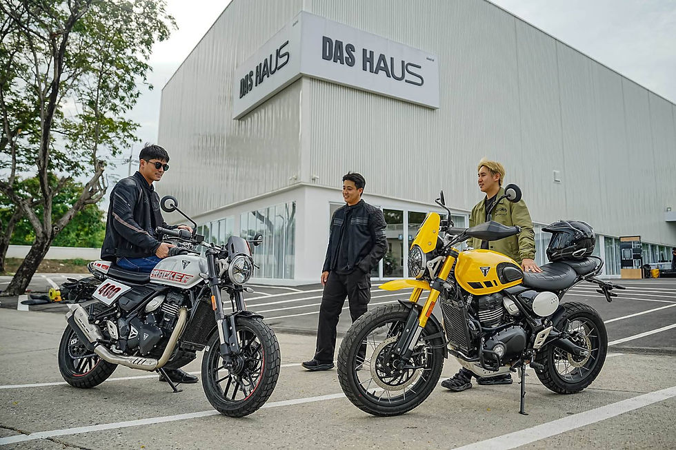 ไทรอัมพ์ ปลุก Passion Spending! ด้วย Scrambler 400 XC & Tracker 400 ใช้งานได้จริงในทุกไลฟ์สไตล์ ครองใจไรเดอร์ยุคใหม่