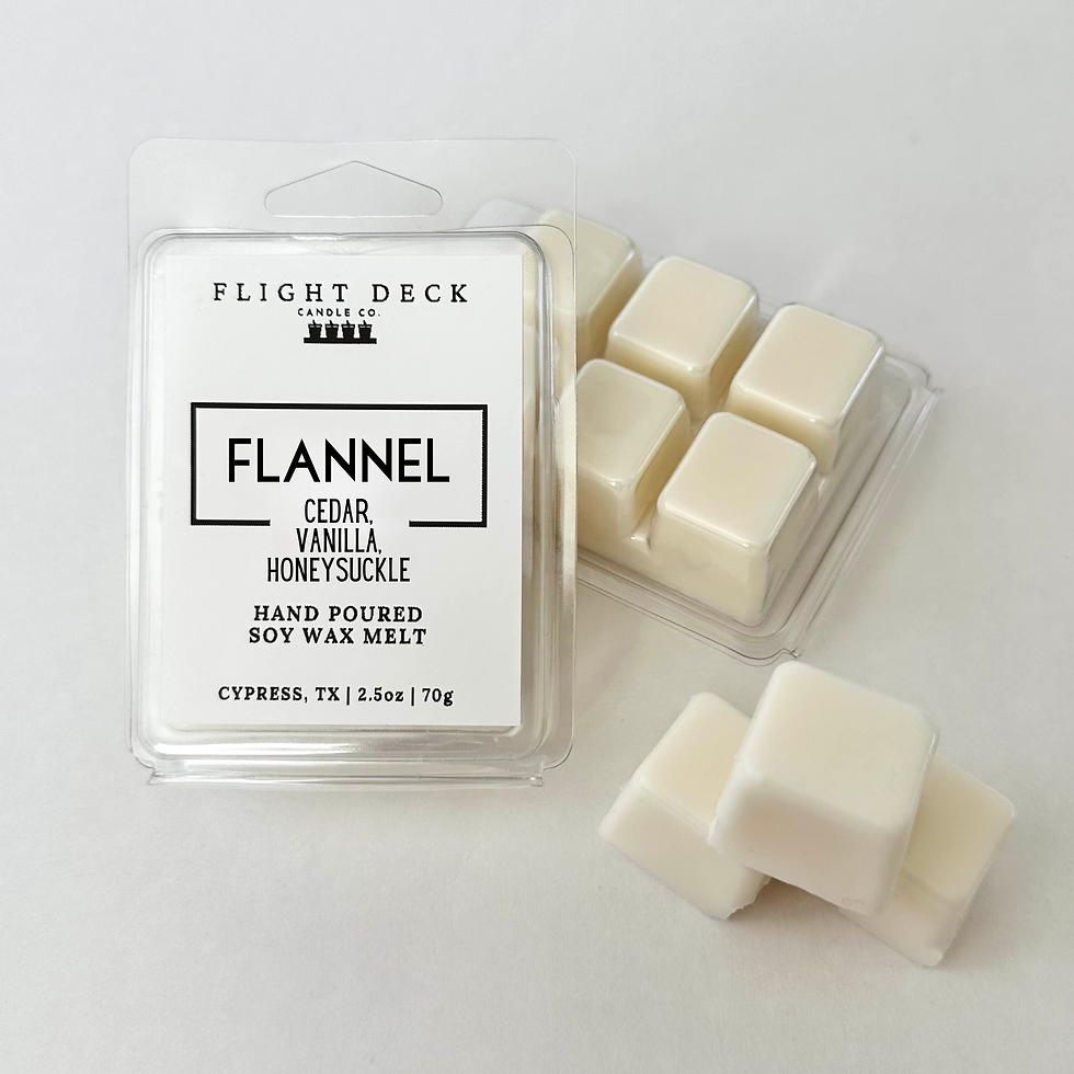 Flannel (Cedar, Vanilla, Honeysuckle) Soy Wax Melt
