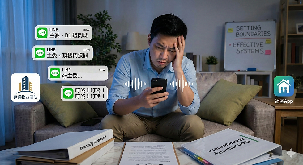 《主委生存秘招 08》 拒當全天候傳聲筒!如何優雅地引導住戶「找對人」?