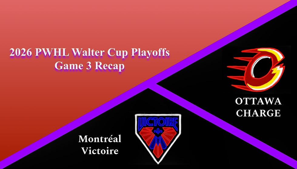 Ottawa Charge Force Game 4 in 2026 PWHL Walter Cup Finals