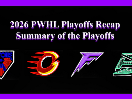 2026 PWHL Walter Cup Playoffs Recap