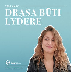 Tinklalaidės "Drąsa būti lydere" vizualas