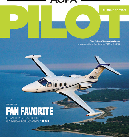 AEROCOR CITED IN AOPA FOR 2023 Eclipse 500 Market Insights