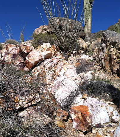 quartz veins gold prospecting mining placer arizona