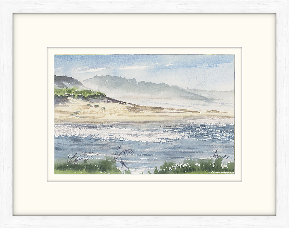 Looking across the channel at Narrawallee Inlet