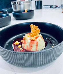 Dessert cooking class.