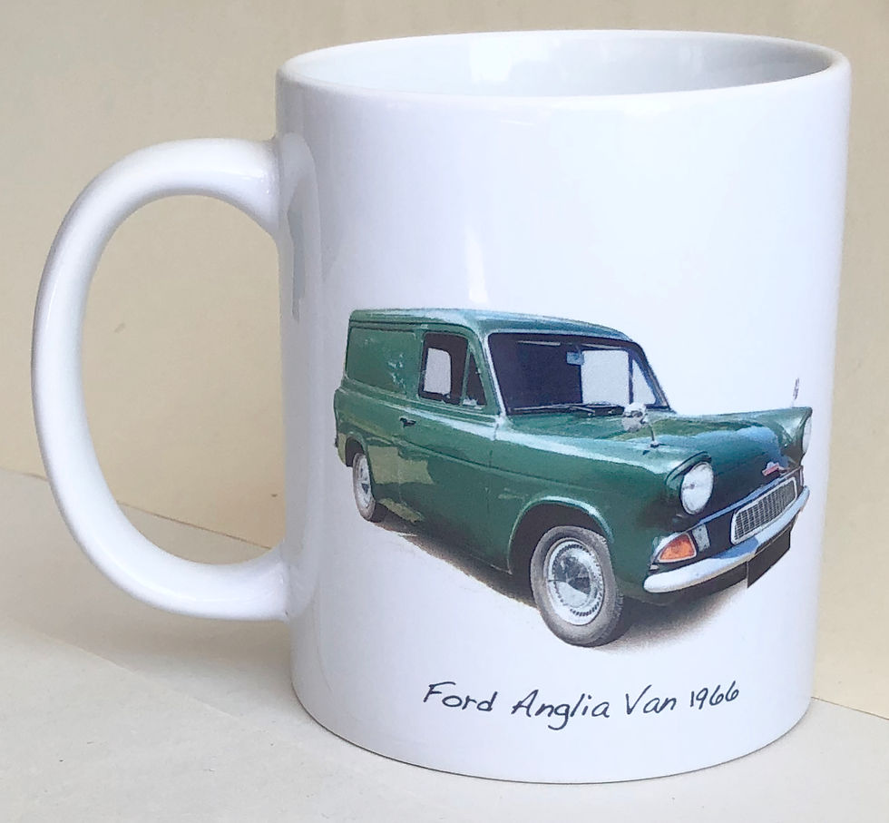 Thumbnail: Ford Anglia Van 1966 Ceramic Mug - Single, Set of Two or Set of Four