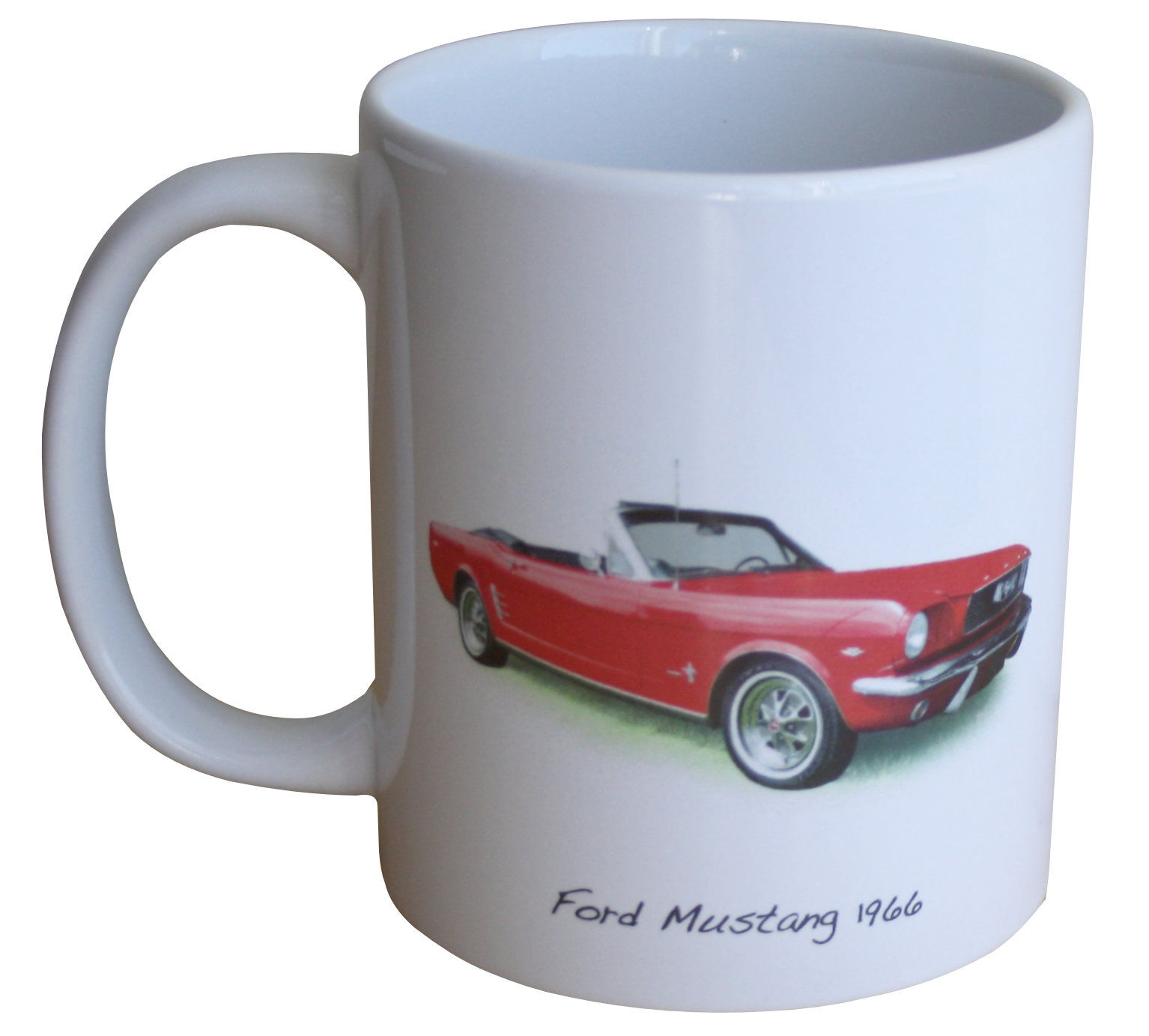 Ford Mustang Convertible 1966 Ceramic Mug - Single, Set of Two or Set of Four 