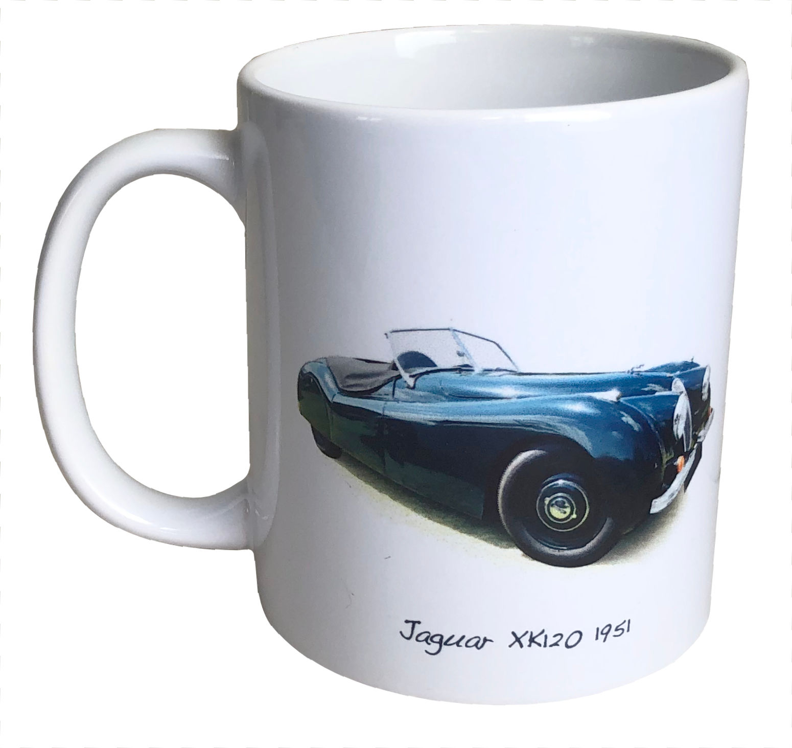 Jaguar XK120 1951 Ceramic Mug - Single, Set of Two or Set of Four