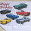Thumbnail: Ford Mustang Classic Cars Cards (5x7in): Birthday, Anniversary or Plain