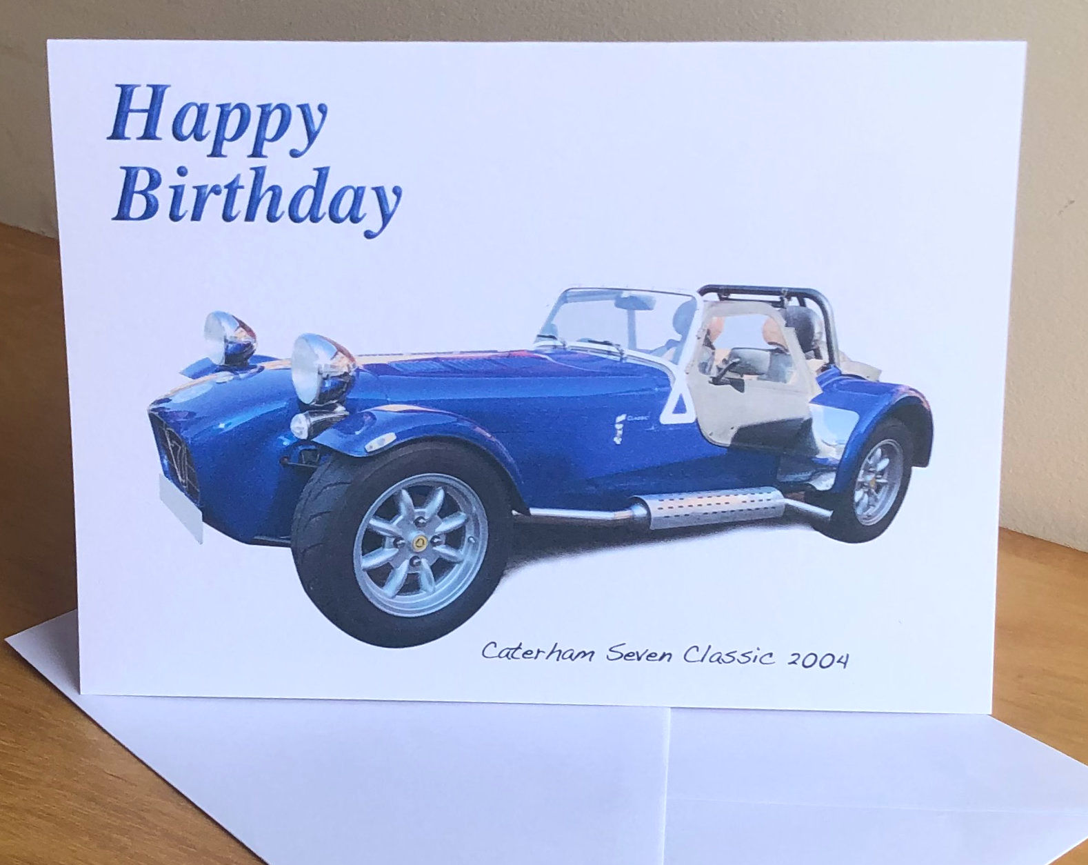 Caterham Seven Classic Card (5x7in): Happy Birthday, Anniversary or Plain
