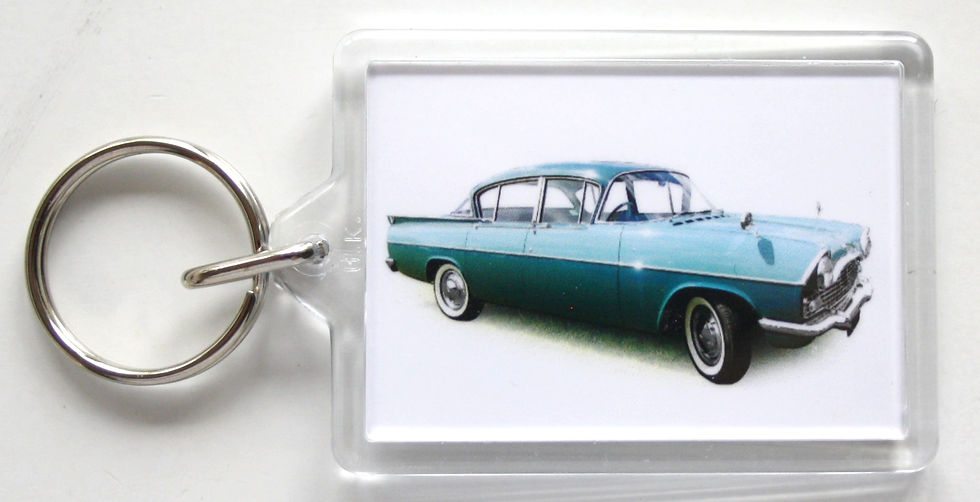 Thumbnail: Vauxhall Cresta PA - Clear Plastic keyring with a 50 x 35mm insert 