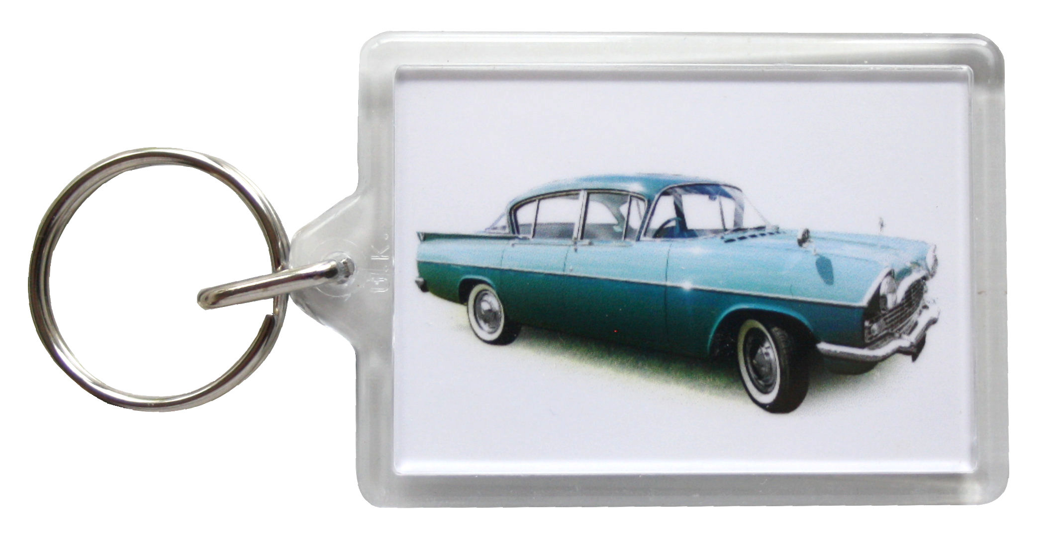 Vauxhall Cresta PA - Clear Plastic keyring with a 50 x 35mm insert