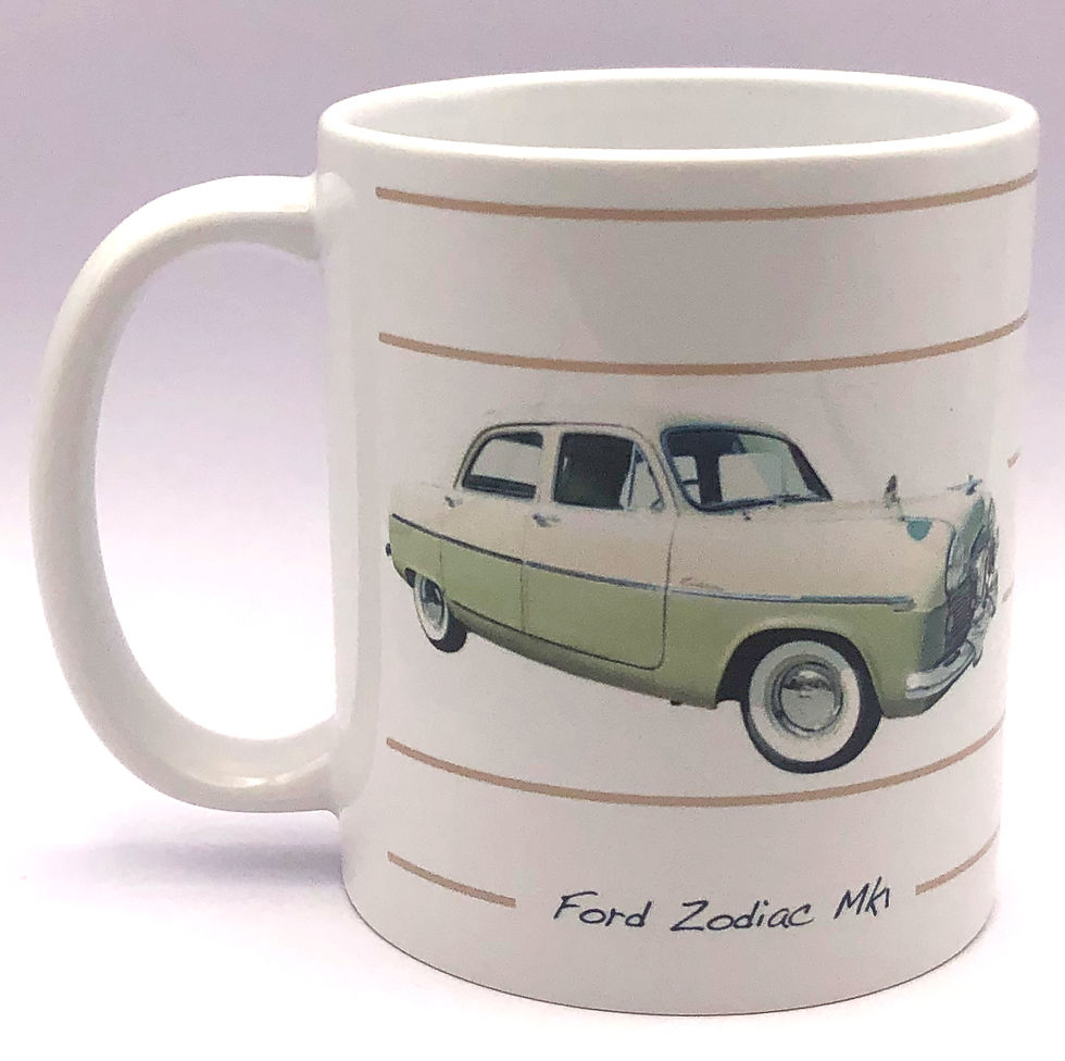 Thumbnail: Ford Zodiac Mk1 1956 Ceramic Mug - Single, Set of Two or Set of Four