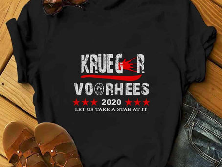 Pickup now -Krueger Voorhees 2020 Let Us Take A Stab At It Shirt And Hoodie