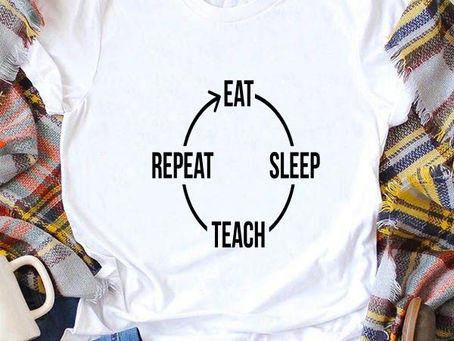 Cover your body with amazing -Eat, Sleep, Teach, Repeat Vicious Circle Shirt