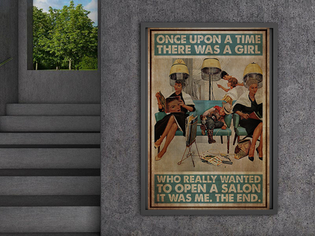 Best Seller -OUAT There Was A girl Who Wanted To Open A Salon Poster And Canvas