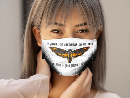 Buy -It Puts The Facemask On Its Skin Or Else Face Mask