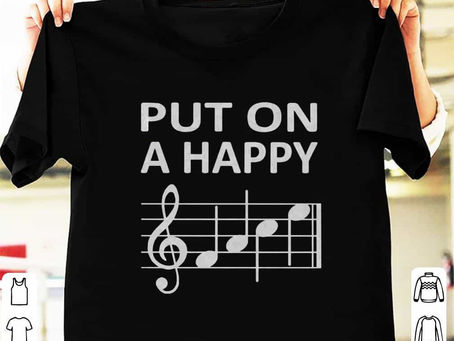 New Arrival -Put On A Happy FACE Music Shirt and Hoodie