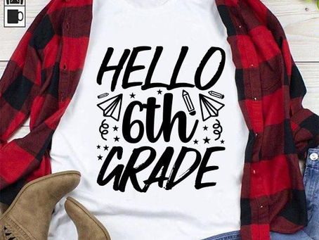 Get Here -Hello 6Th Grade Shirt
