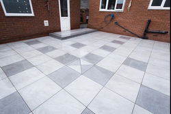 Porcelain Patio in South Shields