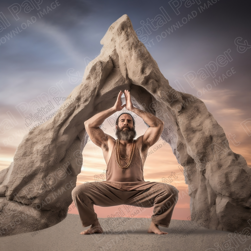 Man Meditating