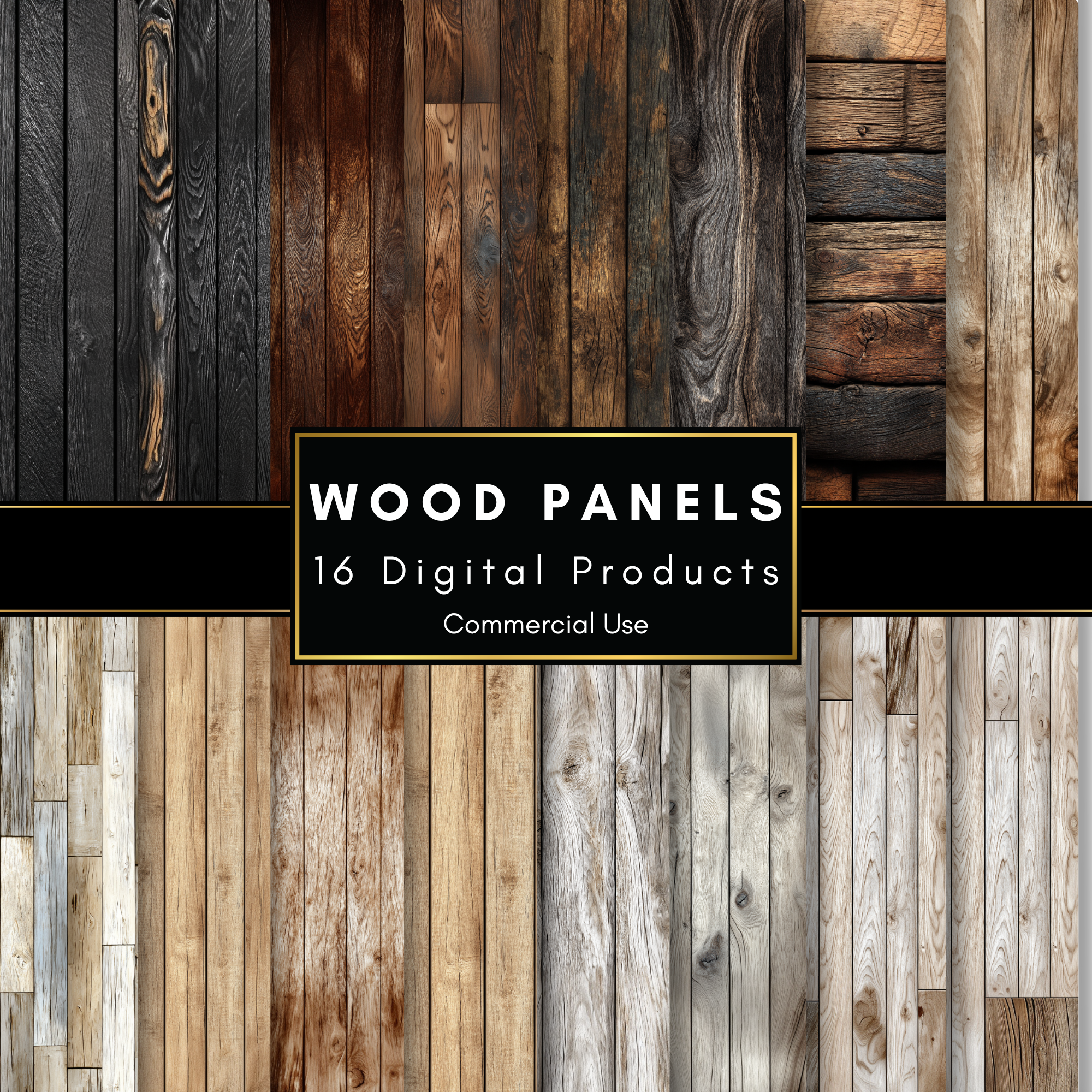 Rustic Wood Panel Textures