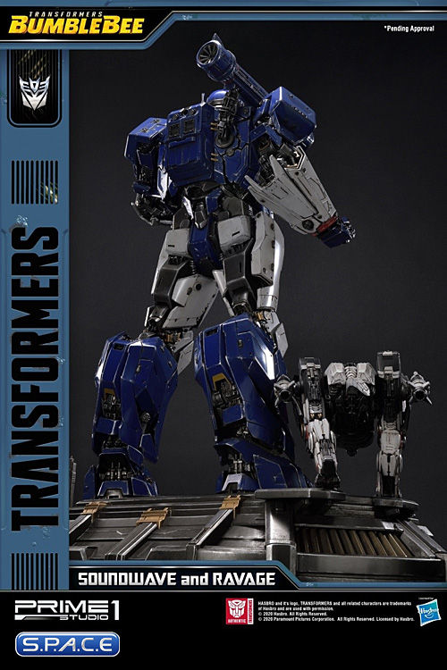 Miniaturbild: Soundwave and Ravage Museum Masterline Statue (Bumblebee)