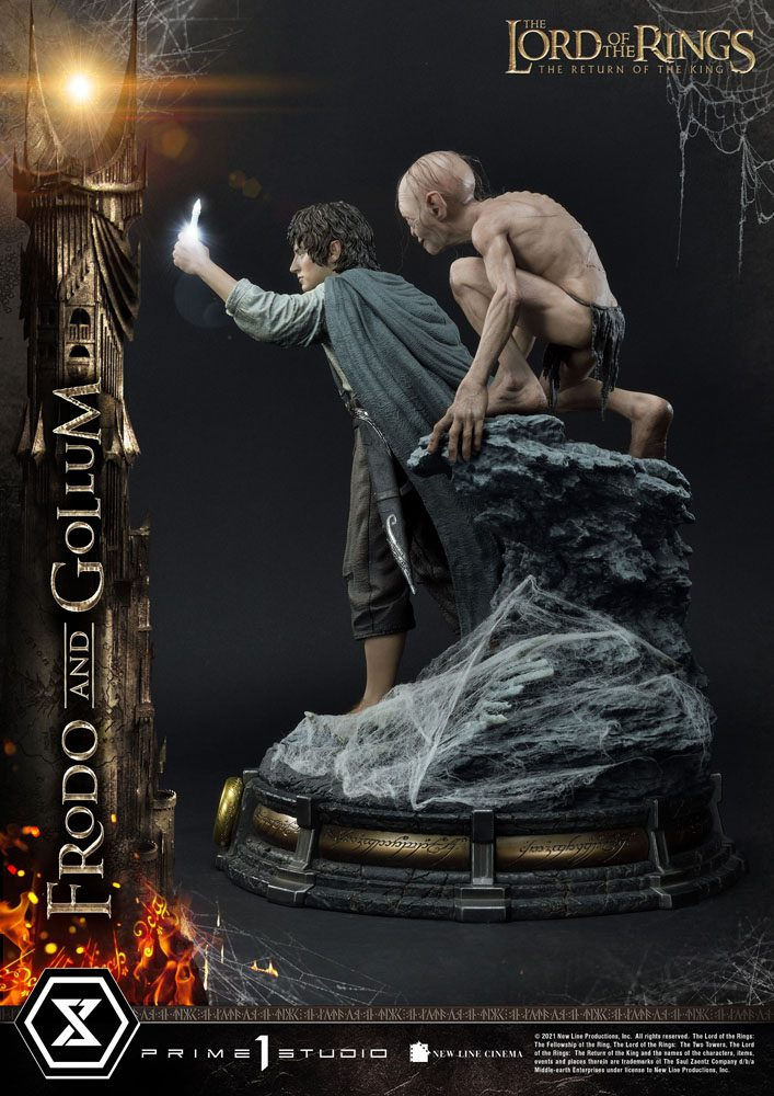 Miniaturbild: Herr der Ringe Statue 1/4 Frodo & Gollum Bonus Version 46 cm Statuen Herr der Ri