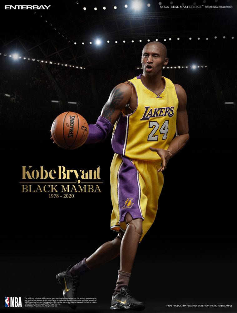 Miniaturbild: NBA Collection Real Masterpiece Actionfigur 1/6 Kobe Bryant (Black Mamba) 33 cm