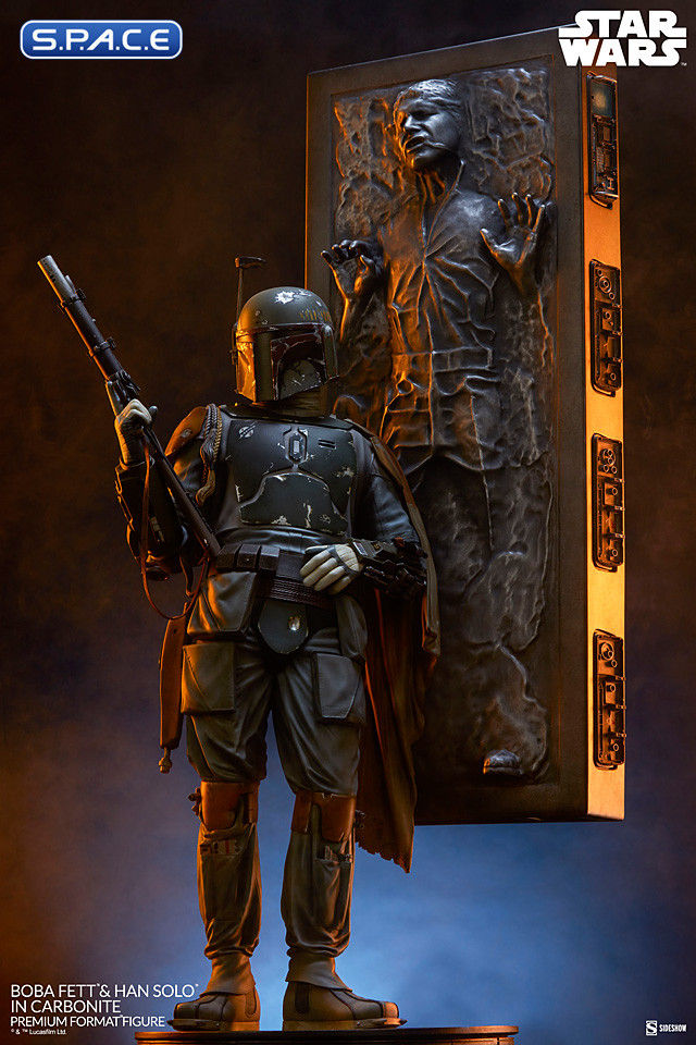 Miniaturbild: Boba Fett and Han Solo in Carbonite Premium Format Figure